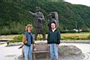 P0001360.jpg: Denise and Sean Skagway Centennial Statue